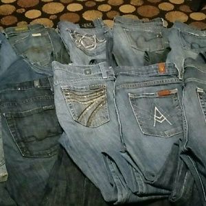 Lot of jeans citizens,rockin republic,ect